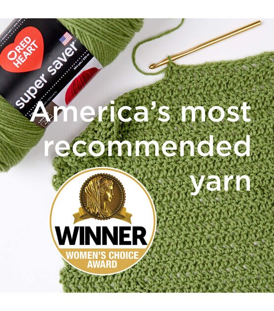 Red Heart Super Saver Worsted Acrylic Yarn, , hi-res, image 4