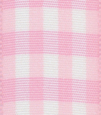 7//8-Inch x 9-Feet Offray 7//8 Inch Red Taffeta Gingham Check Craft Ribbon
