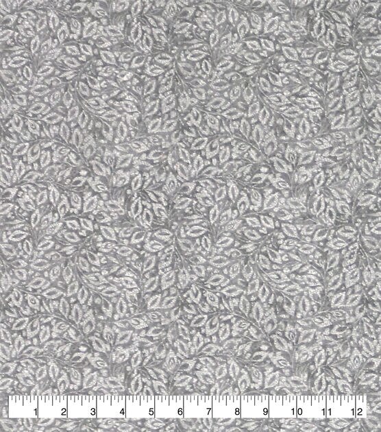 Gray Vine 108" Wide Flannel Fabric