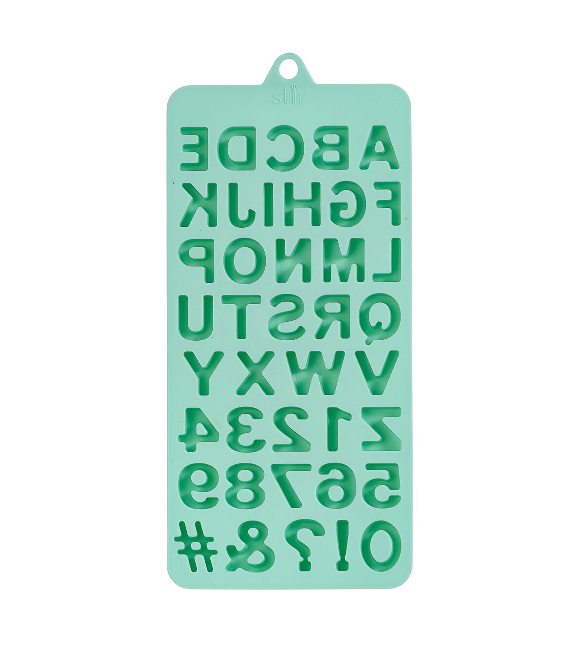 Stir 4 x 9 Silicone Letters & Numbers Candy Mold - Molds - Baking & Kitchen
