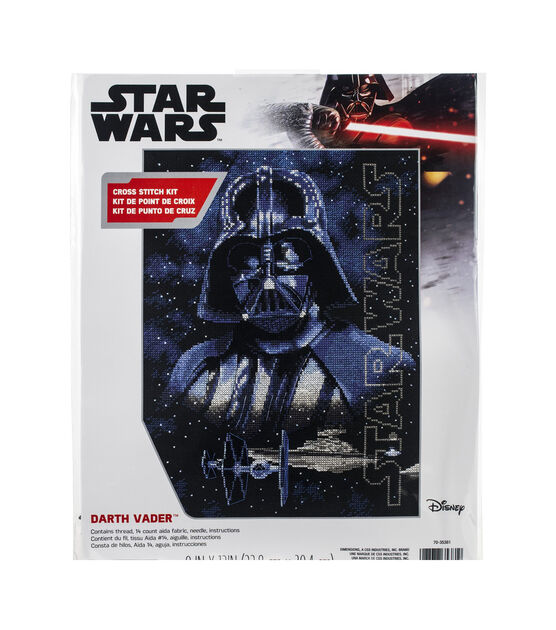 Dimensions 9" x 12" Darth Vader Counted Cross Stitch Kit