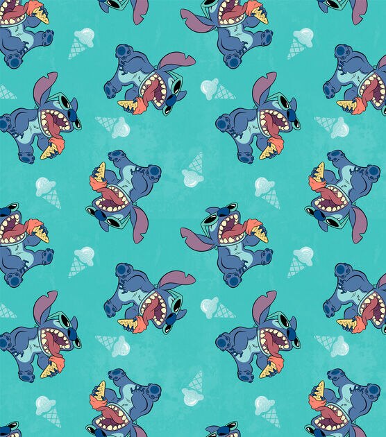 Lilo & Stitch Ice Cream Fleece Fabric, , hi-res, image 2