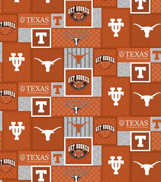 University of Texas Longhorns Fleece Fabric College Patch, , hi-res, image 2