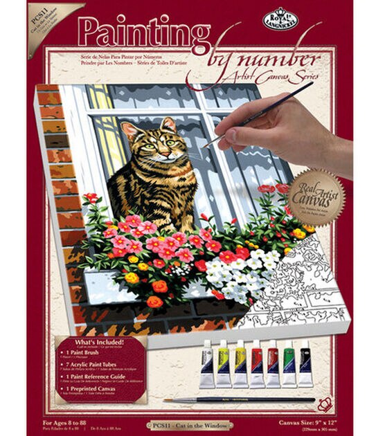 Royal Langnickel Paint By Number Kits Cat In The Window