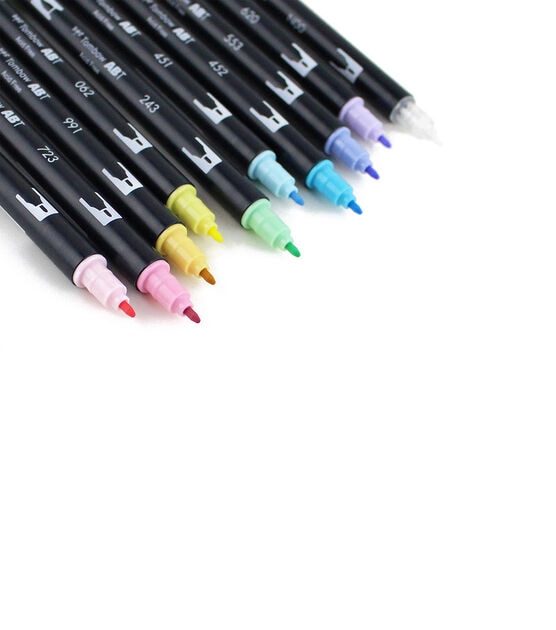 Tombow Dual Brush Pen ABT set 6 // pastel - whats, the