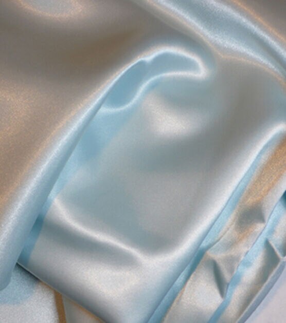 Casa Collection Satin Fabric Whispering Blue, , hi-res, image 2