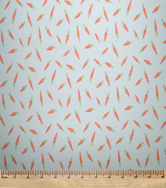 POP! Super Snuggle Tossed Carrots Flannel Fabric, , hi-res, image 2