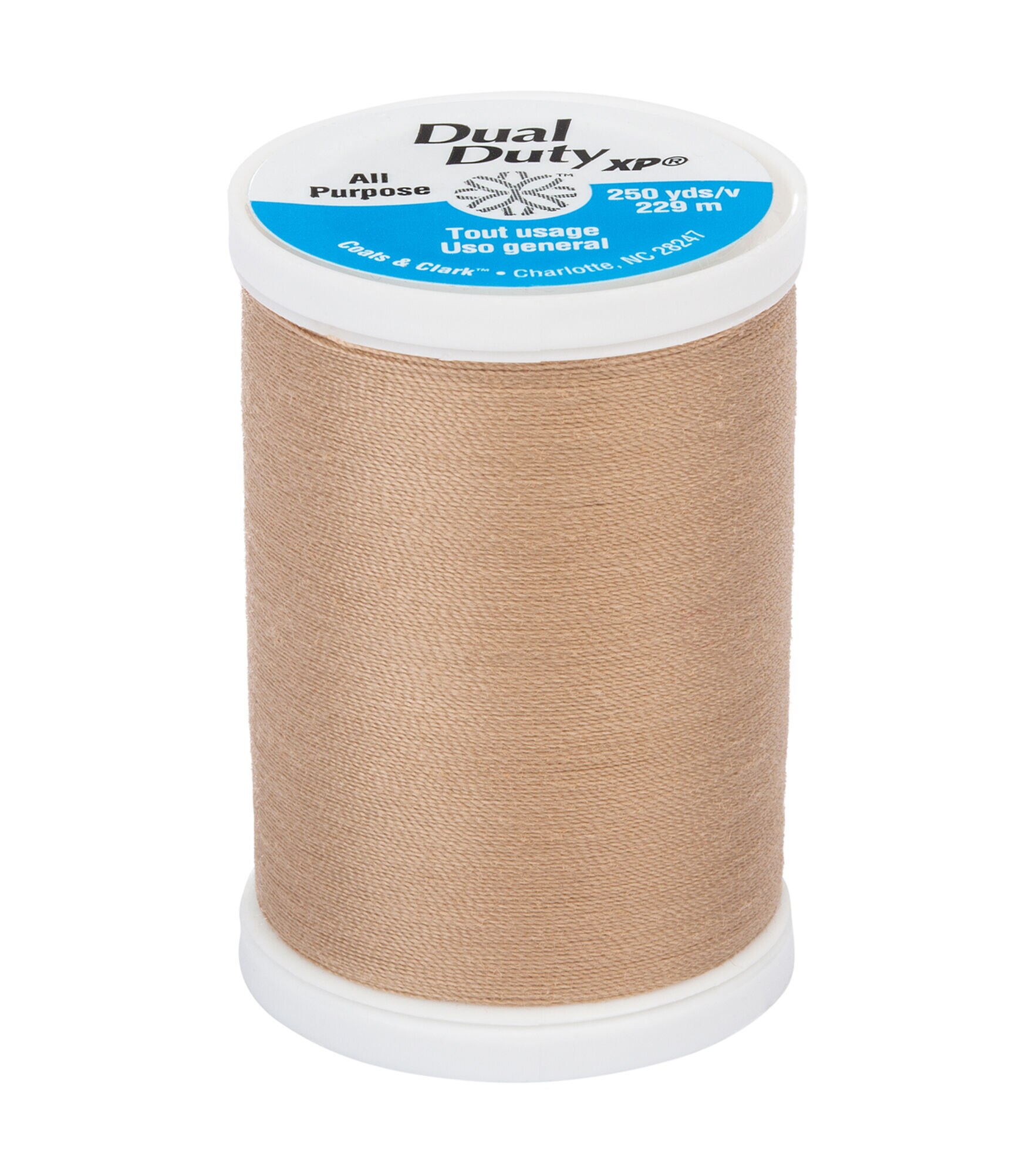 Coats & Clark Dual Duty XP General Purpose Thread 250yds, #8340dd Sahara, hi-res