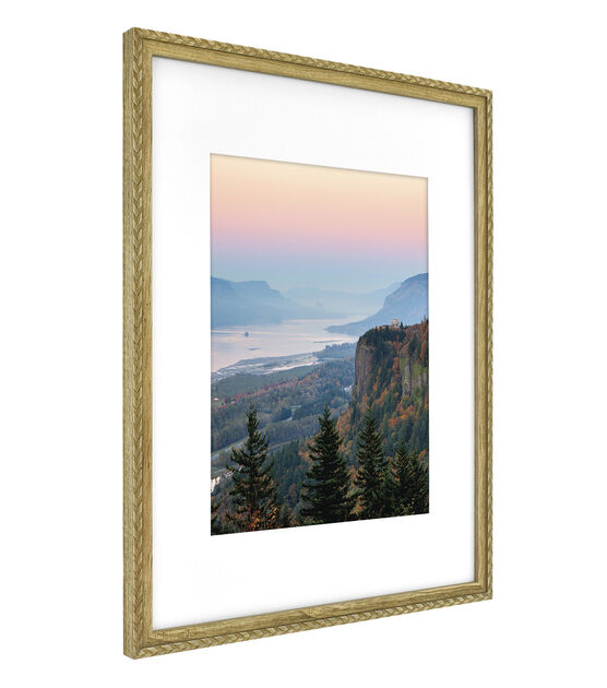 16" x 20" Matted To 11" x 14" Gold Braided Portrait Frame by Hudson 43, , hi-res, image 2