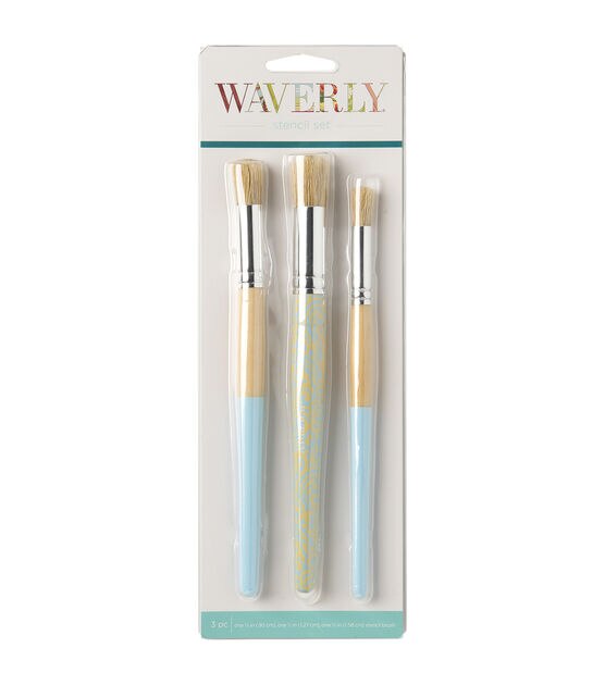 Waverly Stencil Brush Set 3pk