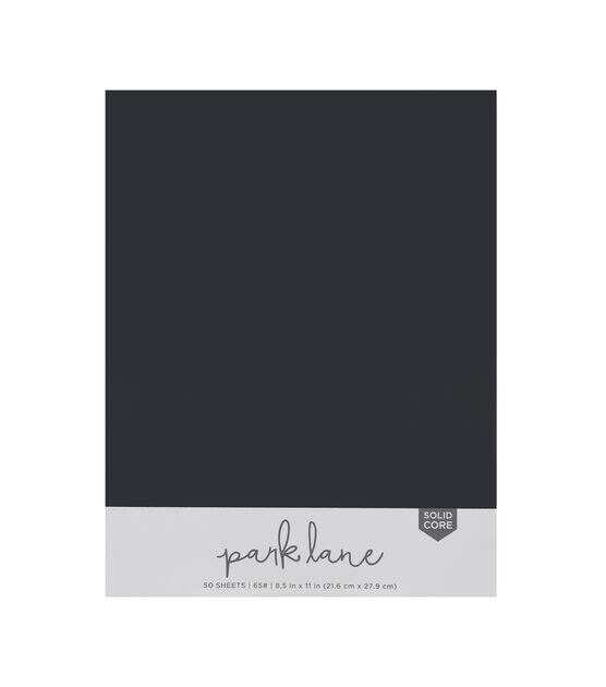 Park Lane 50 Pk 8.5in x 11in Solid Core Cardstock Papers - Neutral