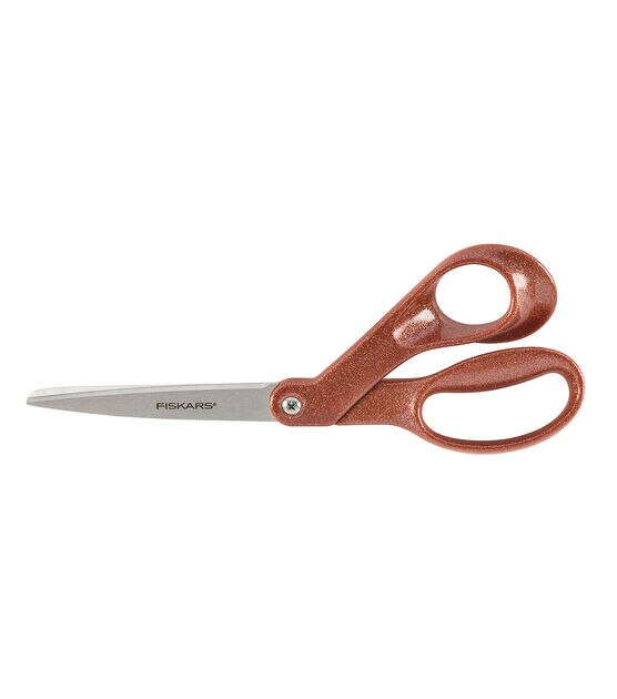 Fiskars Pinking Shears / Classic Kitchen Stainless Steel Blades Orange USA  Made
