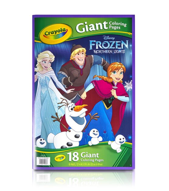 Crayola 18 Sheet 13" x 19.5" Giant Disney Frozen Coloring Book