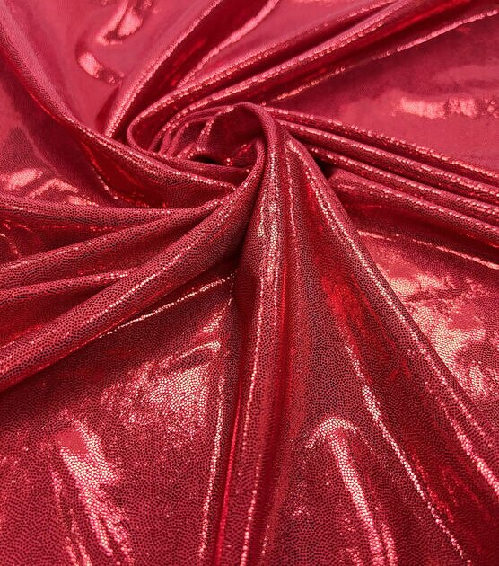 Performance Mystique Polyester & Spandex Fabric Volcano Red, , hi-res, image 2