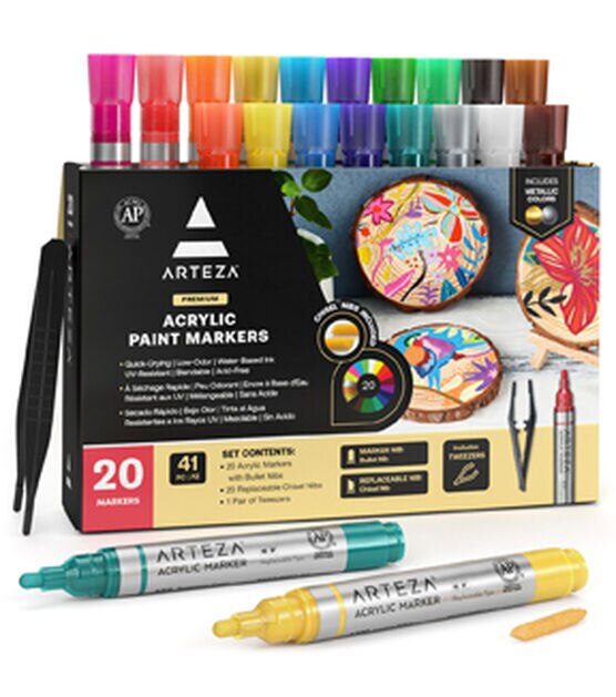 Shop Kingart 118-Piece Gel Pens, Paint, & Paper Bundle Set