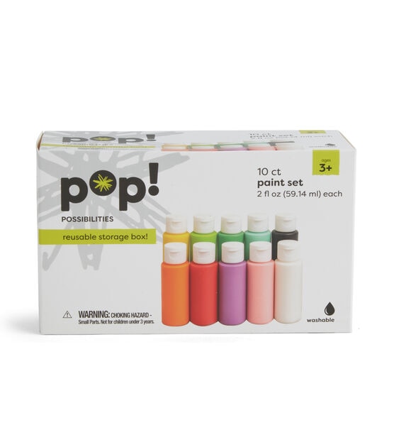 POP! Washable Paint Set 10ct