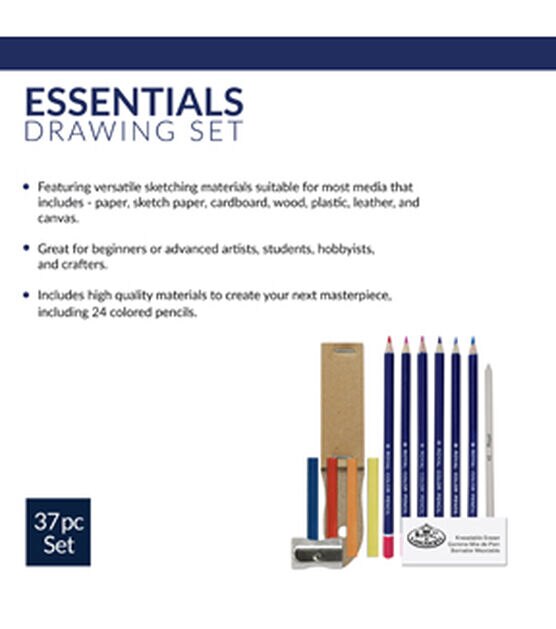 Royal Langnickel 36pc Colored Pencil Drawing Set, , hi-res, image 5