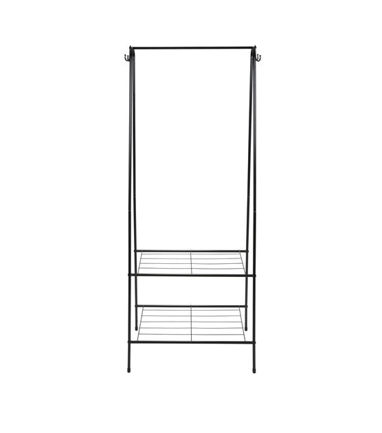Organize It All 59" Garment Rack With 2 Tier Shelving, , hi-res, image 6