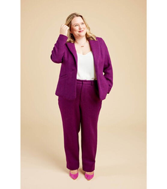Cashmerette Size 12 to 32 Women's Meriam Trousers Sewing Pattern, , hi-res, image 9