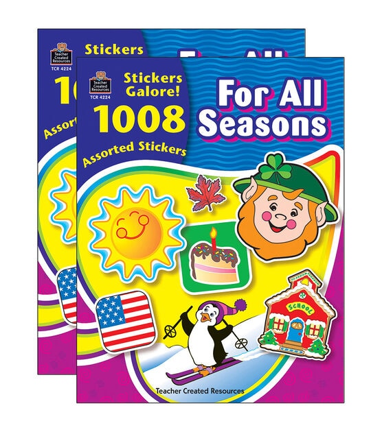 Teacher Created Resources 8.5" x 11" For All Seasons Sticker Book 2016pc