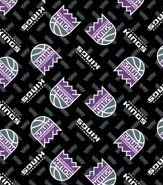 Sacramento Kings Fleece Fabric Logo Toss, , hi-res, image 2