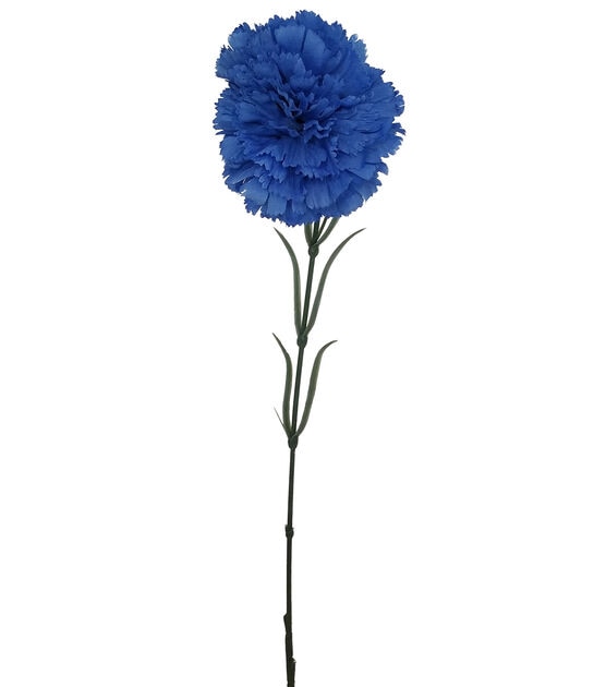 24" Blue Carnation Stem by Bloom Room