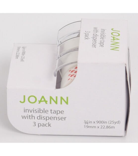 Invisible Tapes with Dispensers 3 pk