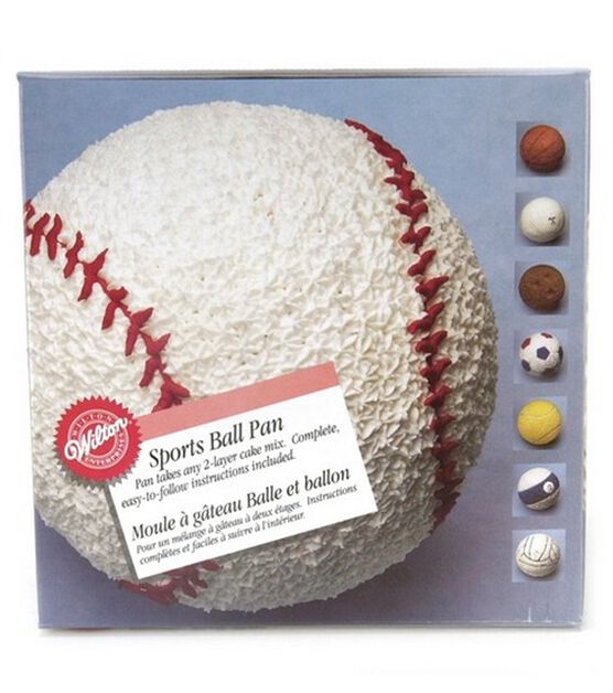 Wilton Sports Ball 3D Stand Up Cake Pan Set