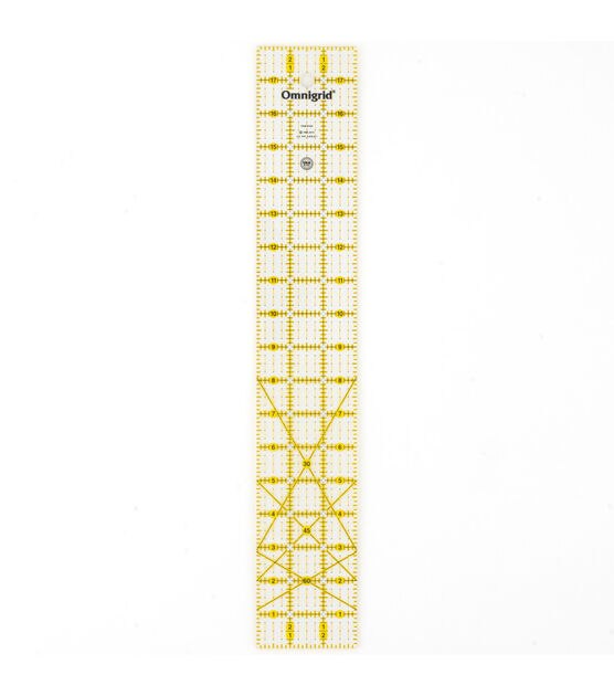 Omnigrid Rectangle Ruler with Angles, 3" x 18"