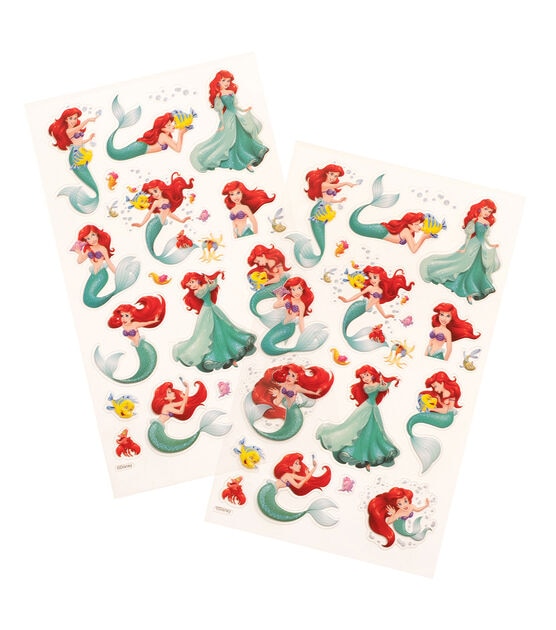Disney Ariel Flat Stickers, , hi-res, image 2