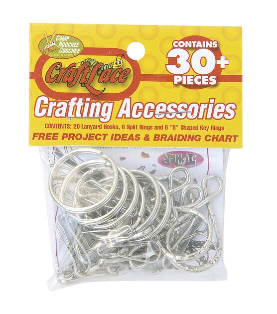 Craft Lace 32pc Silver Crafting Accessories