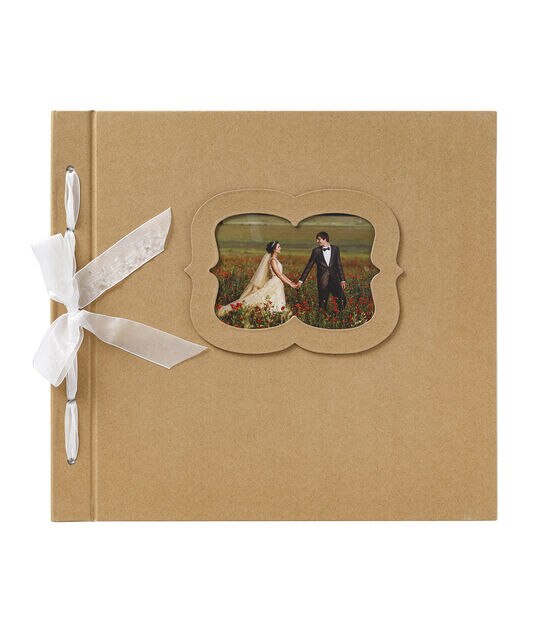 Park Lane 12''x12'' Guest Book with Kraft Paper Cover, , hi-res, image 5