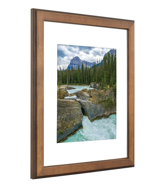 Walden Woods 11"x14" Matted to 8"x10" Walnut Wall Frame, , hi-res, image 2