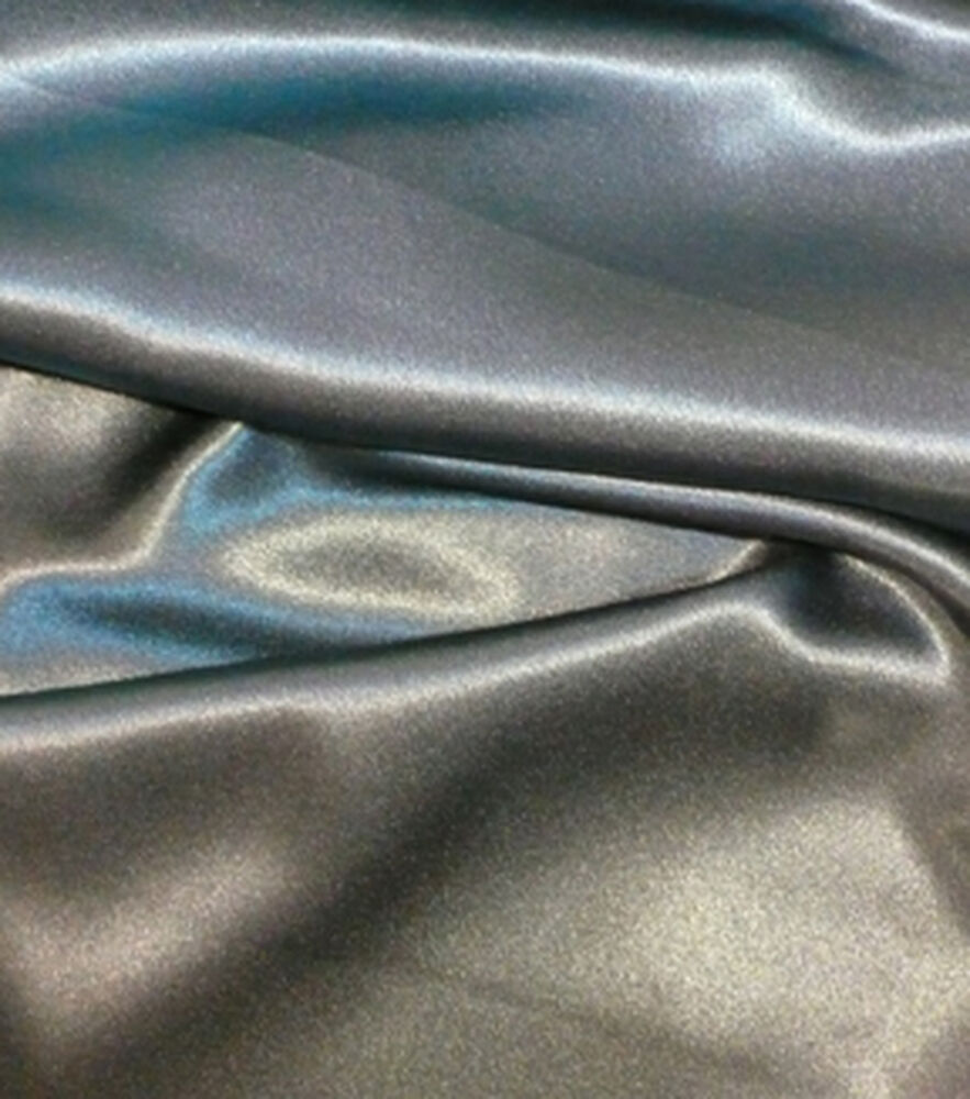 Solid Crepe Back Satin Fabric by Casa Collection, Celestial Blue, swatch, image 7