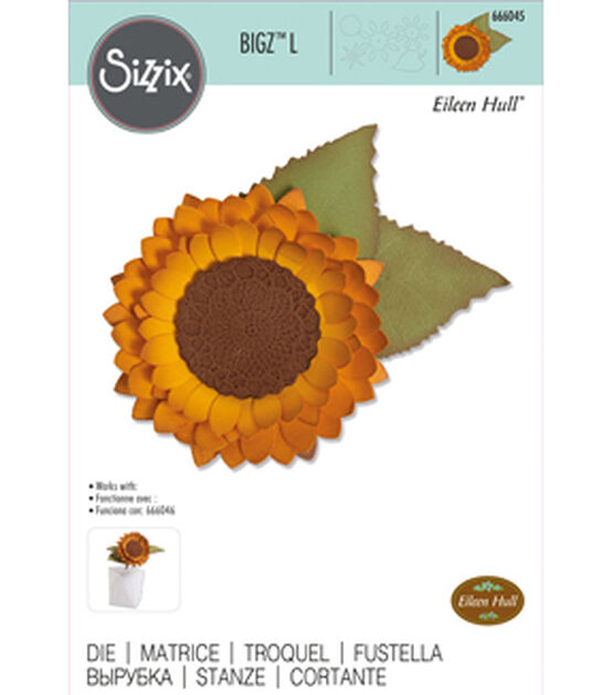 Sizzix Sunflower Large Dies Set