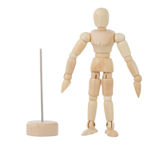 Wooden Mannequin Artist Mannequin Drawing Mannequin With Stand And Flexible  Body