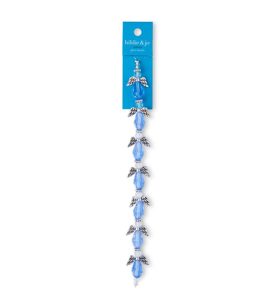 7" Angel Wing Bead Strand by hildie & jo, 10932077, swatch