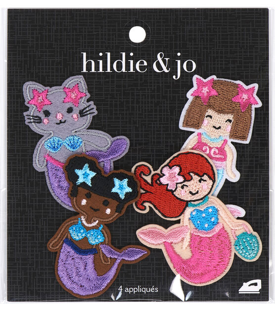 4ct Mermaids Iron On Patches by hildie & jo