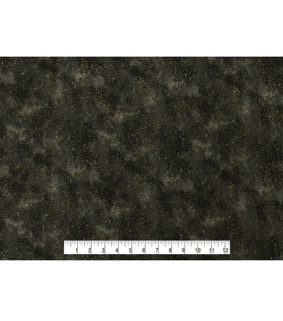 Gray & Black Blender Quilt Metallic Cotton Fabric by Keepsake Calico, , hi-res, image 4