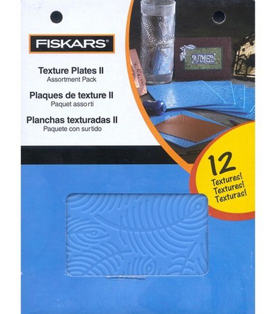 Fiskars Texture Plate Assortment II 6 Pkg