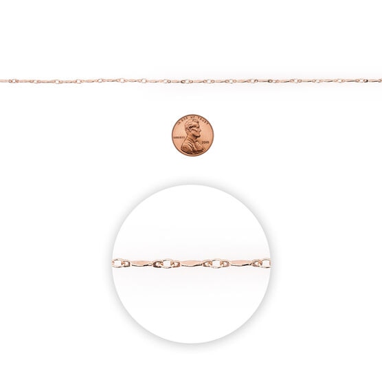 28" Rose Gold Connector Link Chain by hildie & jo