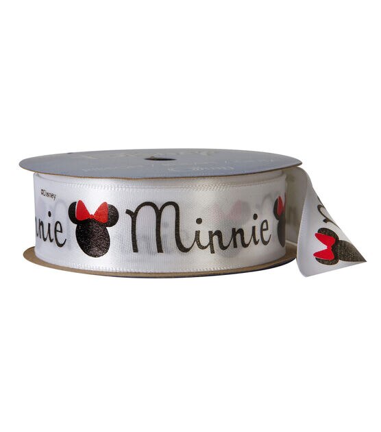 Offray 7/8"x9' Name Minnie Character Single Faced Satin Ribbon
