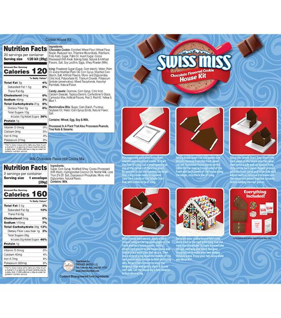 Swiss Miss Christmas Holiday Gingerbread House Kit, , hi-res, image 3