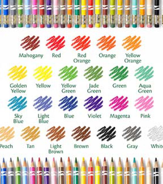 Crayola 24ct Erasable Colored Pencils, , hi-res, image 4