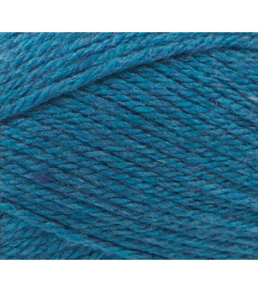 Lion Brand Basic Stitch Anti Pilling Worsted Acrylic Yarn, Turquoise Heather, swatch, image 31