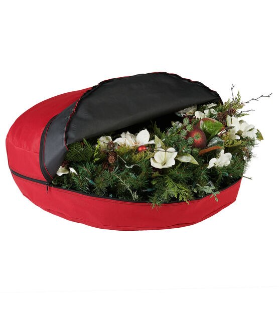 Santa's Bags 30in Direct Suspend Wreath Storage Bag, , hi-res, image 2
