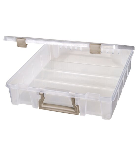 ArtBin 15" Super Satchel Clear 1 Compartment Box With Handle & Latches, , hi-res, image 6