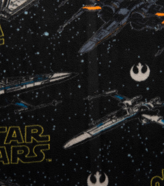 Star Wars Fleece Fabric 58" Ships Black, , hi-res, image 3