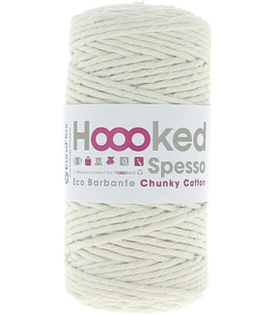 Hoooked Spesso Chunky Cotton Macrame Yarn-Almond