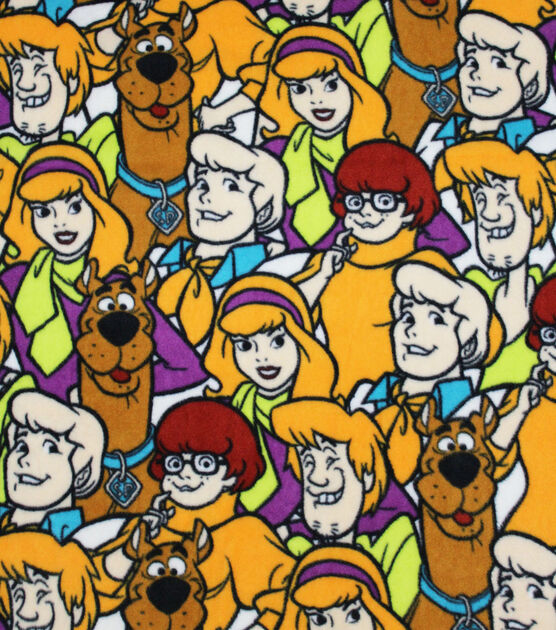 Scooby-Doo Fleece Fabric-The Gang, , hi-res, image 2
